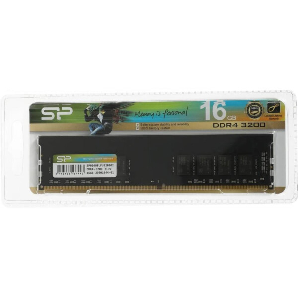 Оперативная память Silicon-Power 16ГБ DDR4 3200МГц SP016GBLFU320B02
