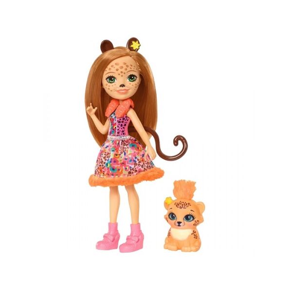 

Игры, игрушки ENCHANTIMALS, Кукла Enchantimals "Чериш Гепарди" FJJ20