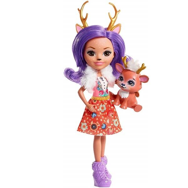 

Игры, игрушки ENCHANTIMALS, Кукла Enchantimals "Данесса Оления" FNH23