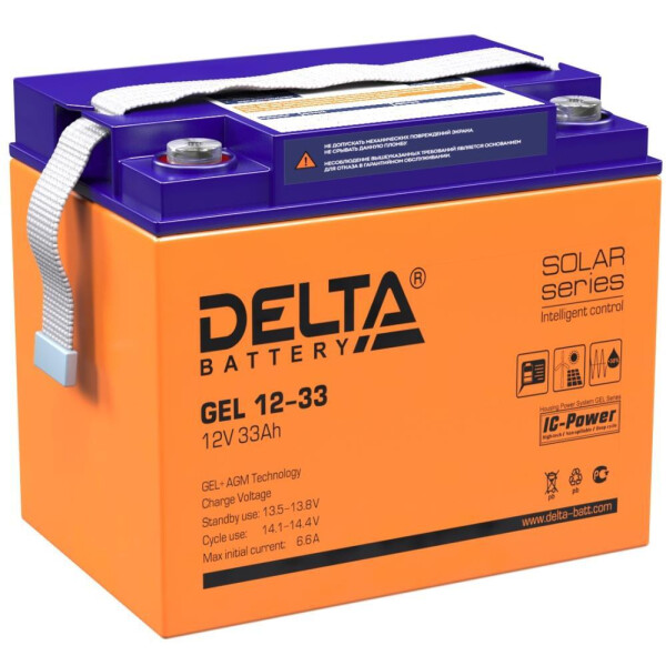 Аккумуляторная батарея DELTA GEL 12-33