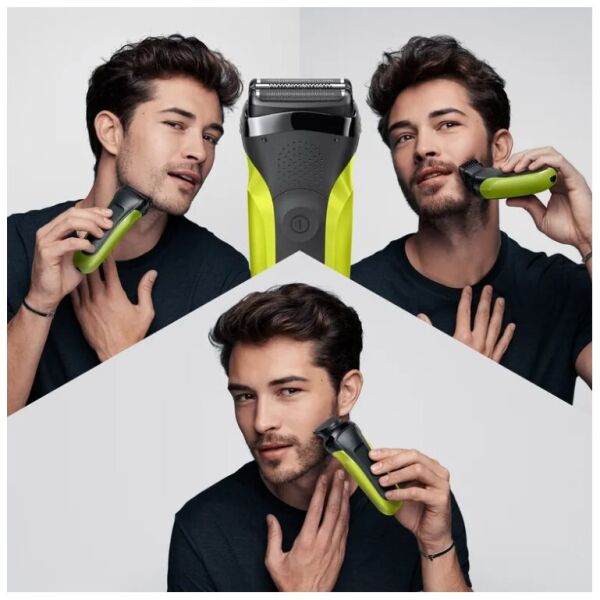 Электробритва Braun Series 3 Shave&Style 300BT (зеленый)