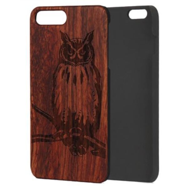 

Чехлы для мобильных телефонов CASE, Накладка CASE Wood для Apple iPhone 7 / 8 (палисандр, филин)