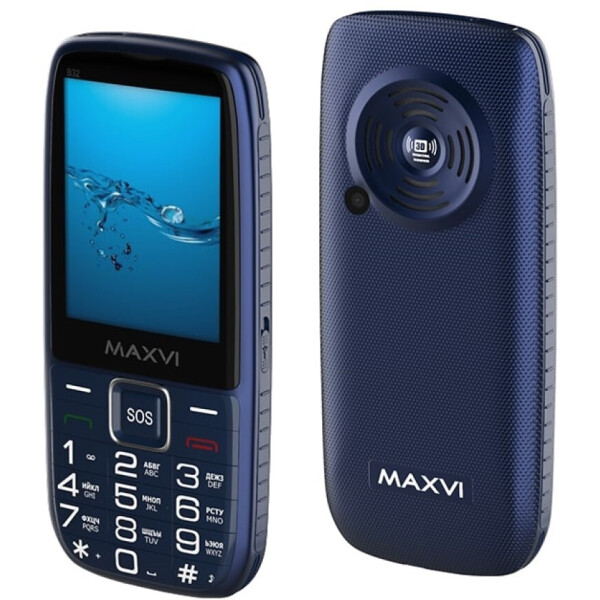 Мобильный телефон Maxvi B32 (синий)