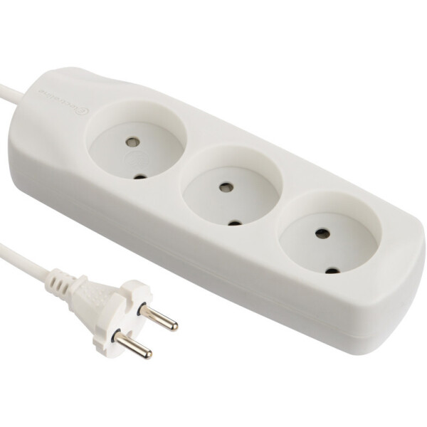 Удлинитель Electraline 62004 (5 м, белый)
