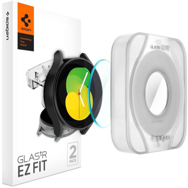 Защитное стекло Spigen Glas.TR EZ Fit для Galaxy Watch 5/4 (44 mm) AGL05339 (2шт)