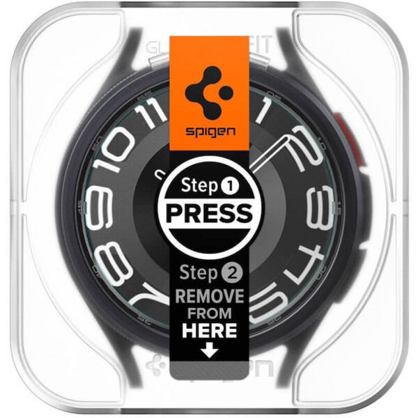 Защитное стекло Spigen EZ FIT Glas.TR для Galaxy Watch 6 Classic (43mm) AGL07067 (2шт) Защитное стекло Spigen EZ FIT Glas.TR для Galaxy Watch 6 Classic (43mm) AGL07067 (2шт)