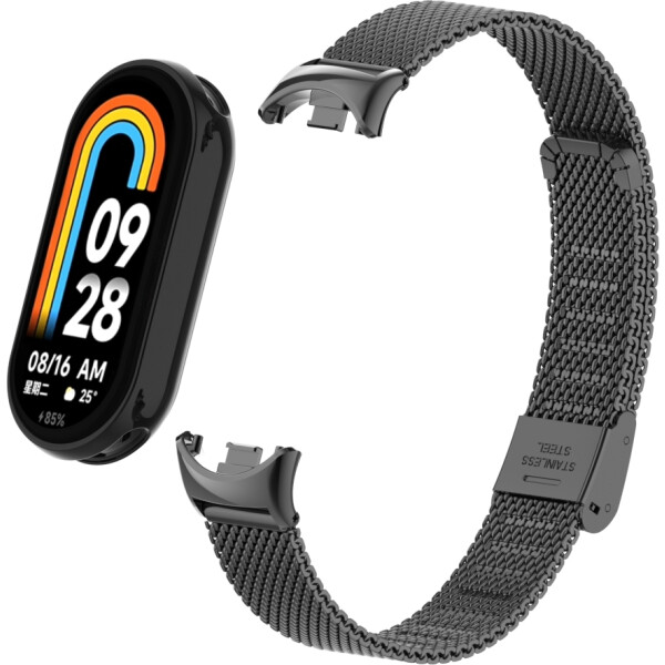Ремешок Bingo Stainless Grid для XIAOMI Mi Band 8 (черный) Ремешок Bingo Stainless Grid для XIAOMI Mi Band 8 (черный)