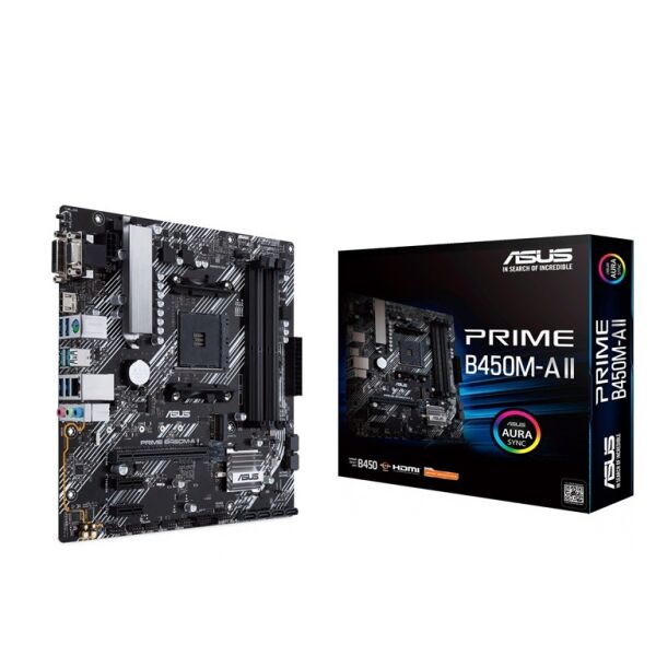 Материнская плата ASUS Prime B450M-A II Материнская плата ASUS Prime B450M-A II