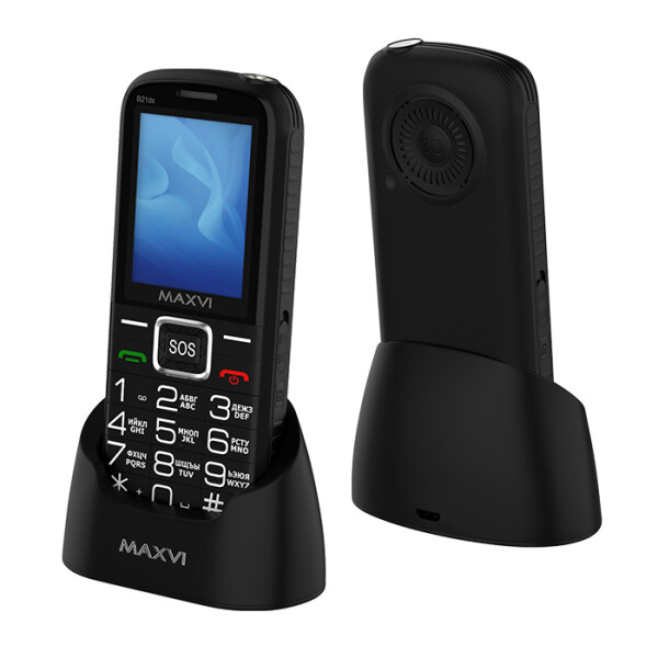 

Сотовые телефоны Maxvi, Мобильный телефон Maxvi B21ds +ЗУ WC-111 (черный)