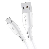 Кабель VIPFAN X05 USB-Type-C 3A 1 м (белый) Кабель VIPFAN X05 USB-Type-C 3A 1 м (белый)