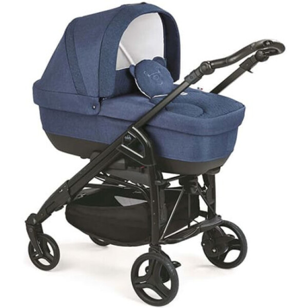 Детская универсальная коляска Cam Comby Family 3 в 1 ART845025-T810 (синий меланж)