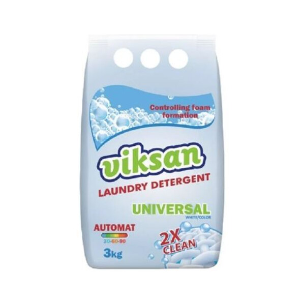 Стиральный порошок Viksan 2X Clean Universal 3 кг