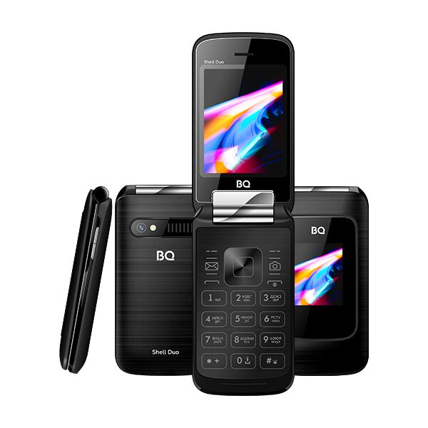 

Сотовые телефоны BQ-MOBILE, Мобильный телефон BQ-Mobile BQ-2814 Shell Duo (черный)