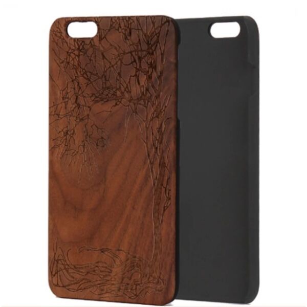 

Чехлы для мобильных телефонов CASE, Накладка CASE Wood для Apple iPhone X (грецкий орех, зима)
