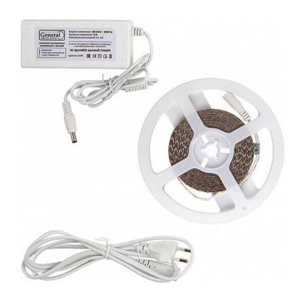 Лента светодиодная General Lighting Systems GLS-2835-120-9.6-12-IP20-PRO-6-5-KIT 501422