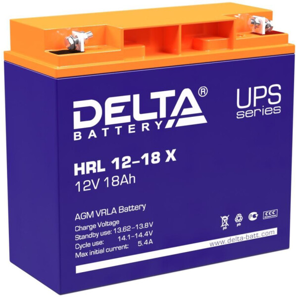 Аккумуляторная батарея DELTA HRL 12-18 Х