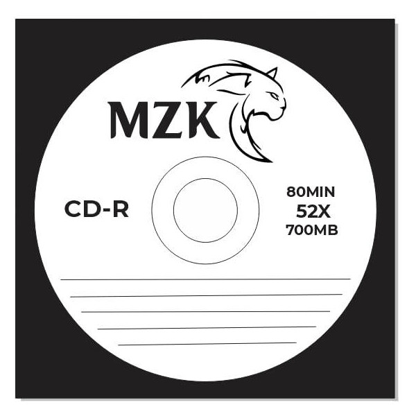 CD-R диск MZK 700Mb