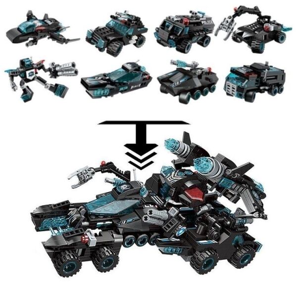 

Игры, игрушки 1TOY, Конструктор 1TOY Blockformers Мегатрансфорсер (Робофорс)