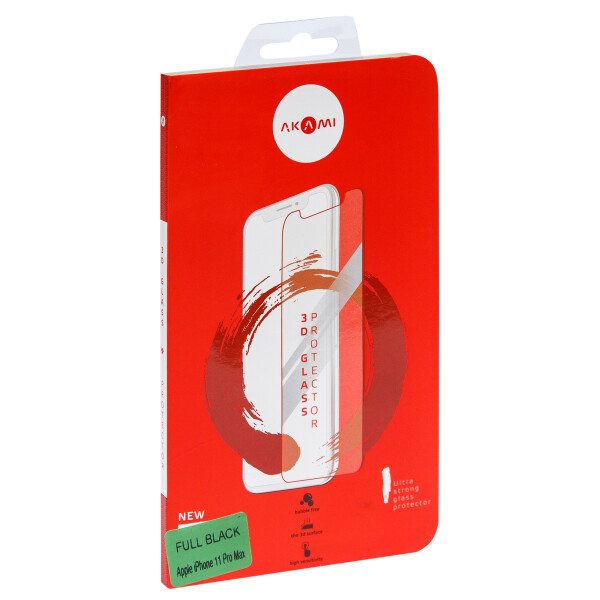 

Защитные пленки AKAMI, Защитное стекло 3D Akami для Apple iPhone 11 Pro Max (9259)