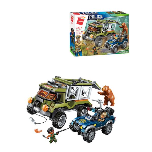 

Игры, игрушки QMAN, Конструктор QMAN Police 1923 Побег гигантского медведя