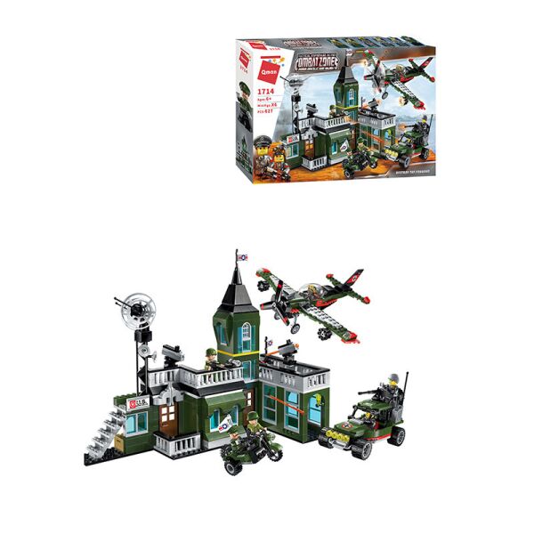 

Игры, игрушки QMAN, Конструктор QMAN CombatZones 1714 Большая военная база