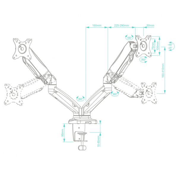 Кронштейн ONKRON G160 Кронштейн ONKRON G160