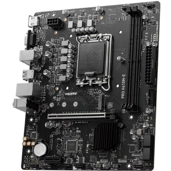 Материнская плата MSI PRO H610M-E Материнская плата MSI PRO H610M-E