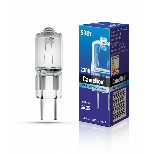 Лампочка Camelion JD 50W G6.35