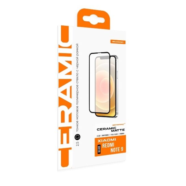 Защитное матовое стекло ATOMIC "CERAMIC MATTE" 2.5D для Xiaomi Redmi Note 9 Защитное матовое стекло ATOMIC "CERAMIC MATTE" 2.5D для Xiaomi Redmi Note 9