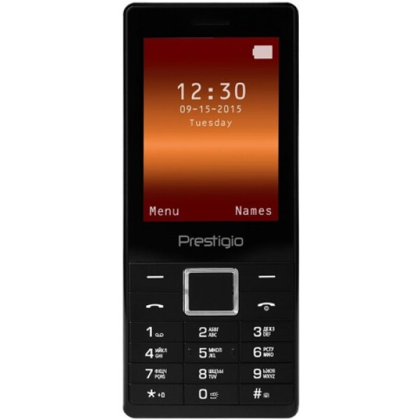 

Сотовые телефоны PRESTIGIO, Комплект Prestigio: телефон Muze D1 черный (PFP1285DUO) + адаптер питания GLY-B05050L
