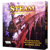 Настольная игра Hobby World Steam. Железнодорожный магнат