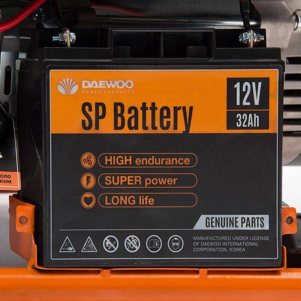 Генератор Daewoo Power GDA 7500E
