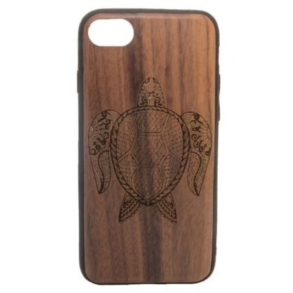 

Чехлы для мобильных телефонов CASE, Накладка CASE Wood для Apple iPhone 7 / 8 (грецкий орех, черепаха)