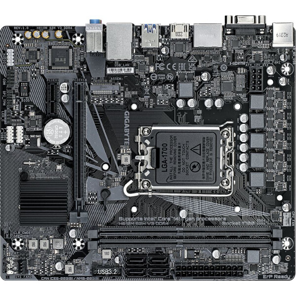 Материнская плата Gigabyte H610M S2H V3 DDR4 Материнская плата Gigabyte H610M S2H V3 DDR4