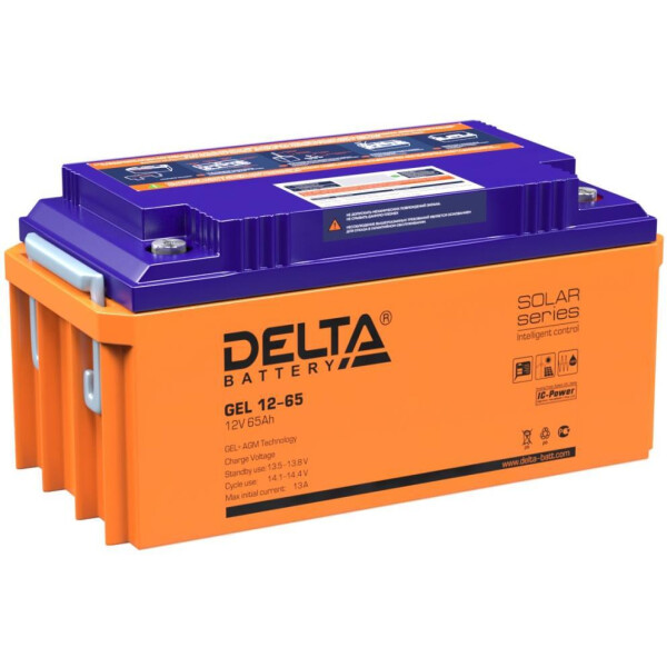 Аккумуляторная батарея DELTA GEL 12-65