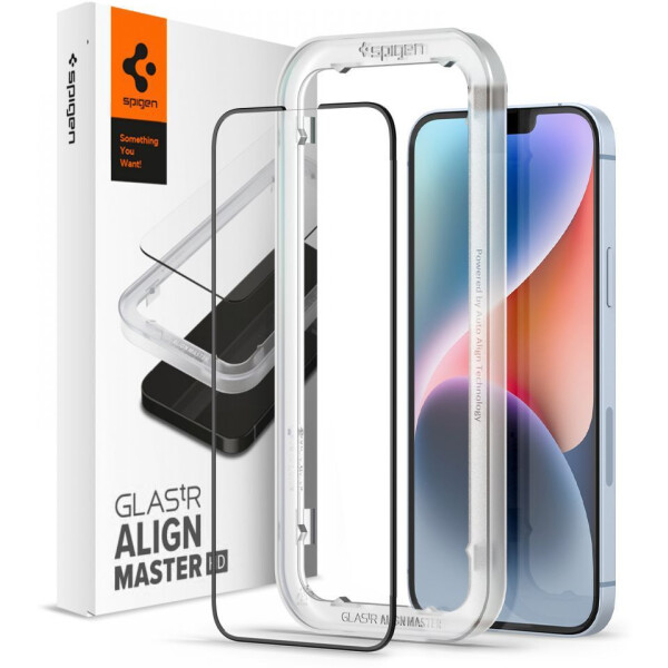 Защитное стекло Spigen ALM Glas FC для iPhone 14/13 Pro/13 AGL03725