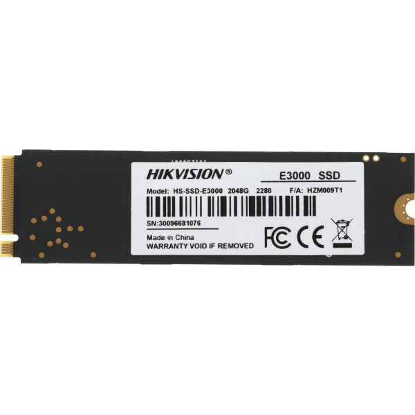 Накопитель SSD Hikvision HS-SSD-E3000/2048G Накопитель SSD Hikvision HS-SSD-E3000/2048G