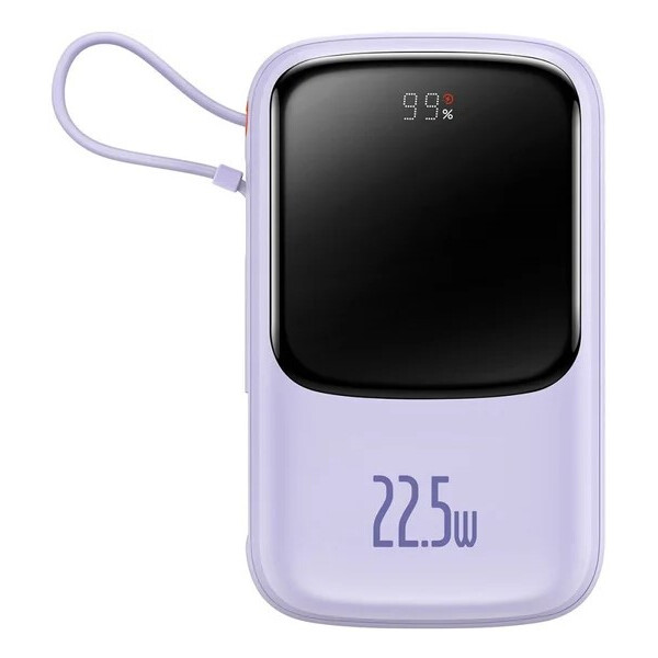 Портативное зарядное устройство Baseus Qpow Pro Digital Display Fast Charge PPQD2-20C (фиолетовый)
