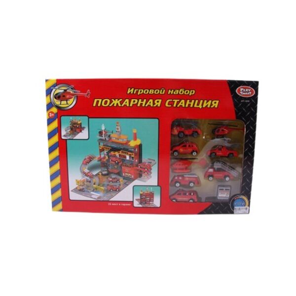 

Игры, игрушки PLAYSMART, Игровой набор Пожарная станция PLAYSMART 3009
