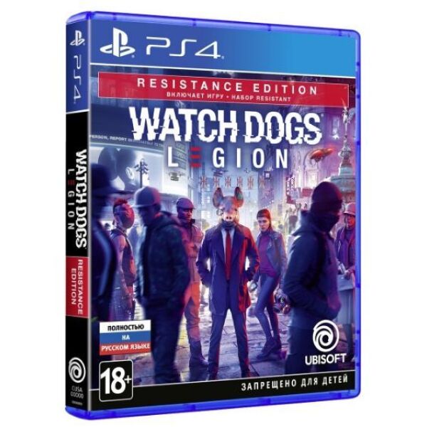 

Игровые диски Игра Watch Dogs: Legion. Resistance Edition для PlayStation 4, Игра Watch Dogs: Legion. Resistance Edition для PlayStation 4