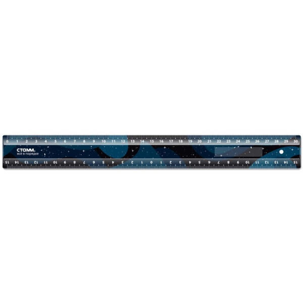 Линейка раскладная СТАММ Космос ЛН-31429 (30 см)