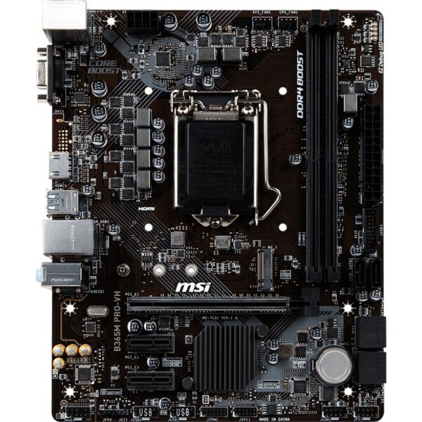 

Материнские платы MSI, Материнская плата MSI B365M PRO-VH