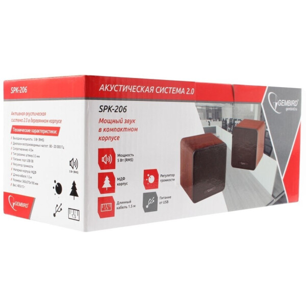 Акустика Gembird SPK-206 Акустика Gembird SPK-206