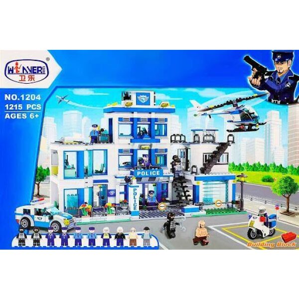 

Игры, игрушки Winner, Конструктор Winner Полицейский участок 1204