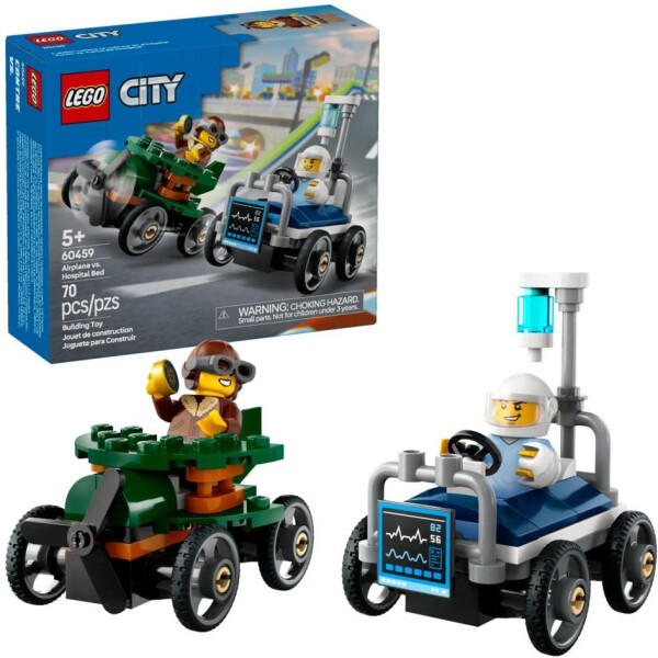Конструктор LEGO City 60459 Самолет против машины скорой помощи