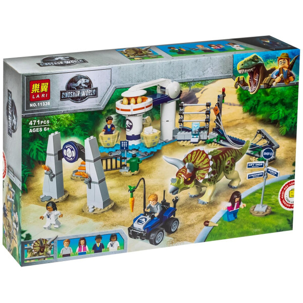 

Игры, игрушки LARI, Конструктор LARI Нападение трицератопса 11336