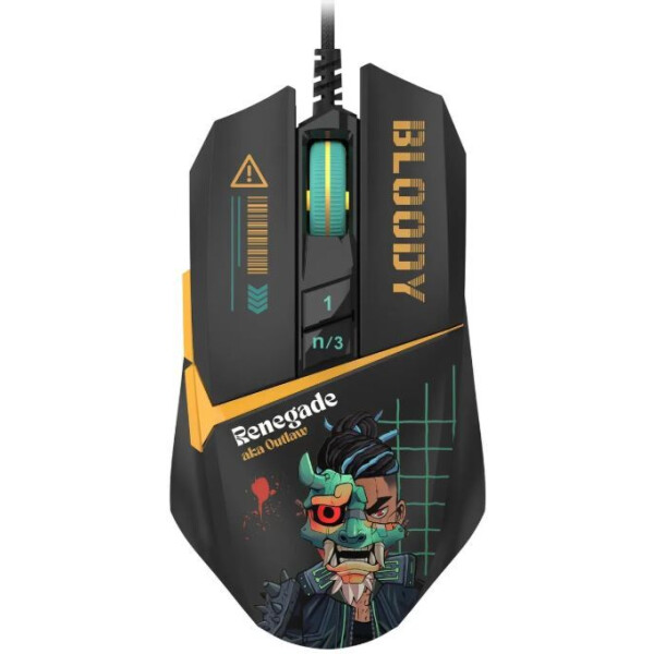 Мышь A4Tech Bloody W63 Max Renegade (черный)