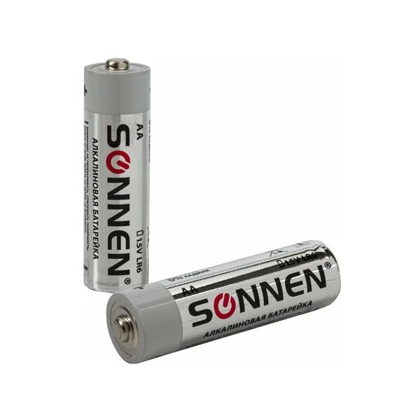 Батарейки  SONNEN 24 шт, Alkaline, АА(LR6,15А)