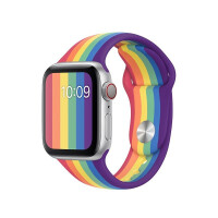 Ремешок Bingo Silicone для APPLE Watch 38/40/41mm (S) Радуга