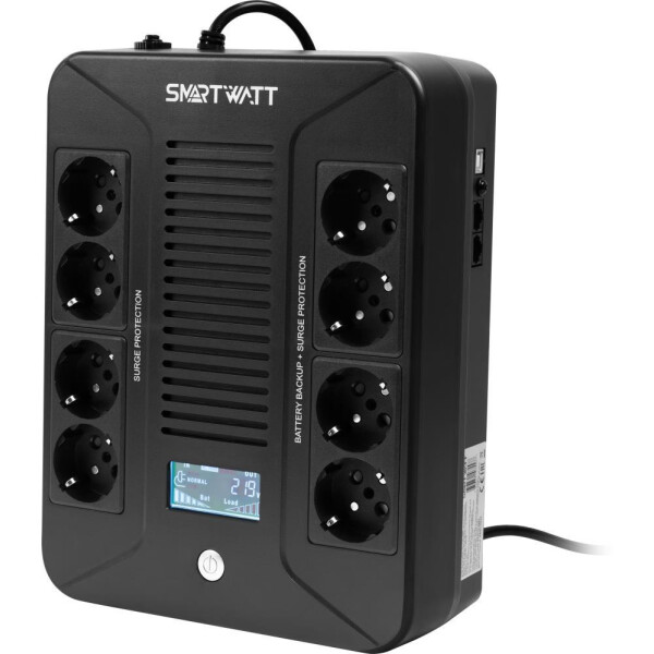 Источник бесперебойного питания SmartWatt UPS SAFE PRO LCD 1000